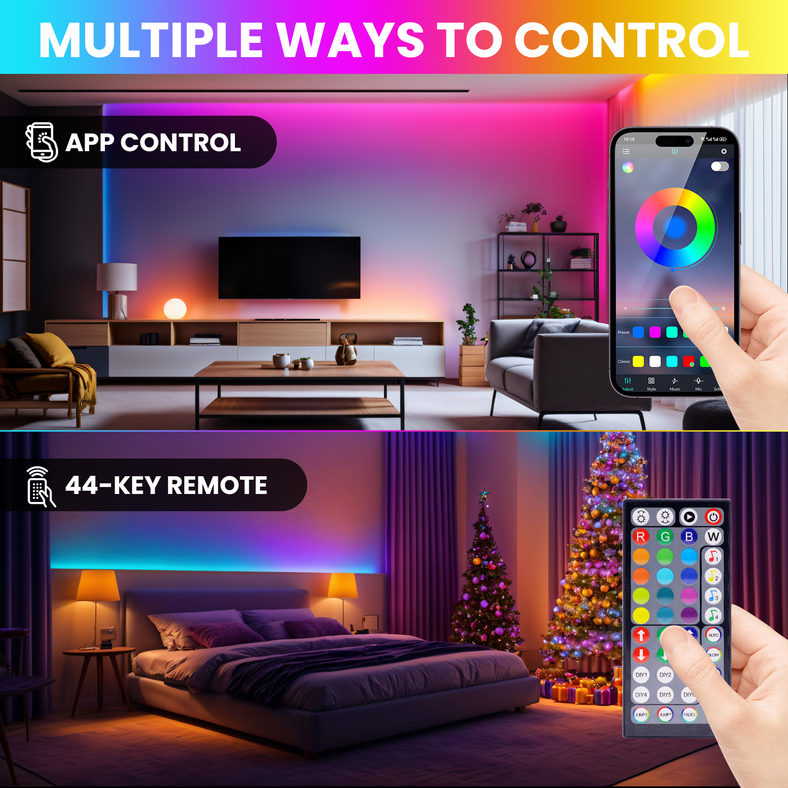 24V RGB LED Strip 5m 10m 20m 6 – Decor Lighting Uk recenzja i cena