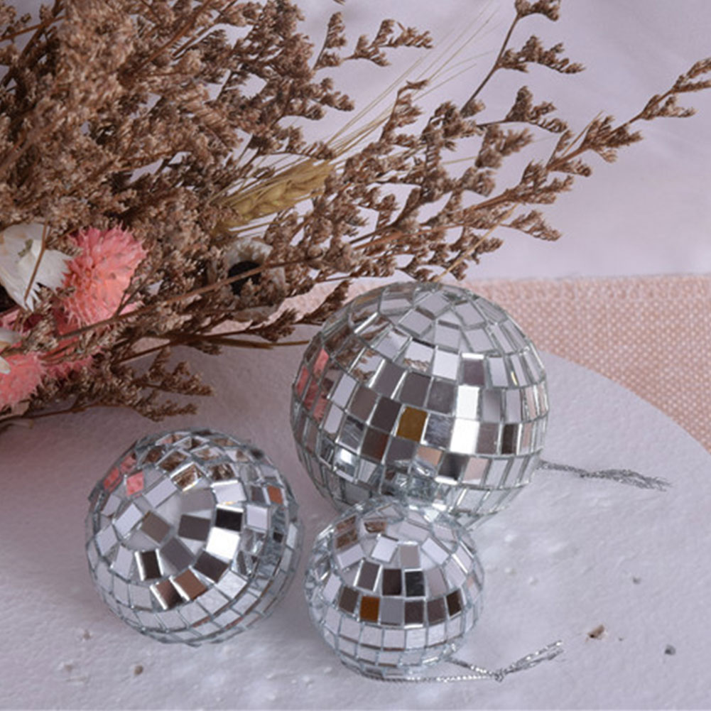 6pcs 4/6/10cm Mirror Disco Bal – Home Decor Lighting Tree recenzja i cena