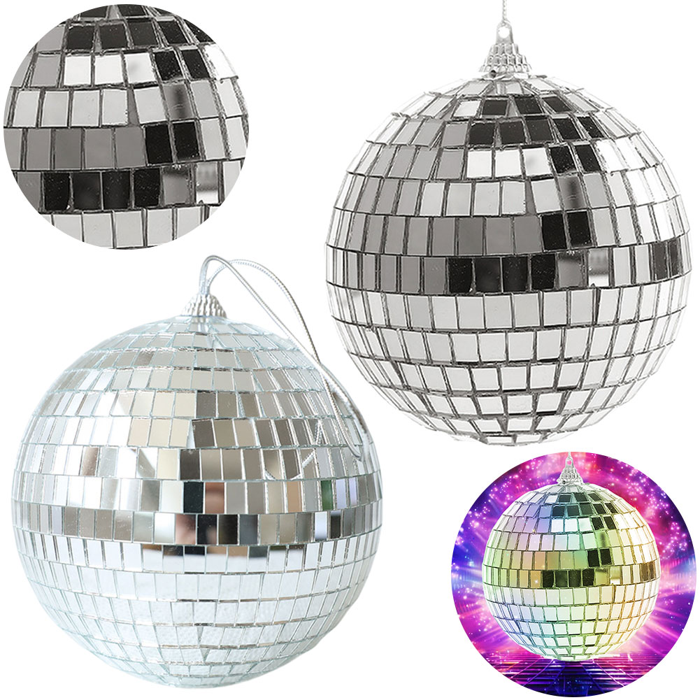 6pcs 4/6/10cm Mirror Disco Bal – Home Decor Lighting Tree recenzja i cena