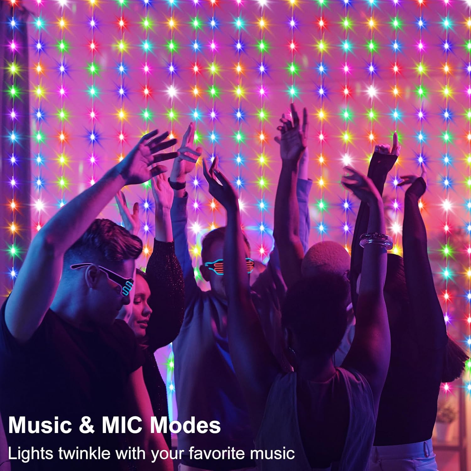 Smart Curtain Lights RGB 5050  – Fairy Light Curtain recenzja i cena