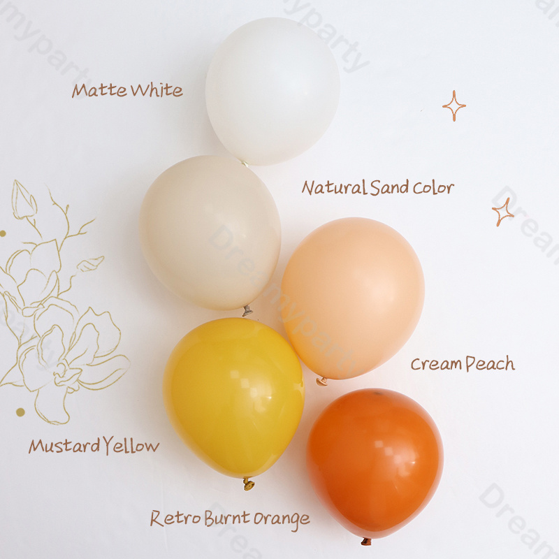 5/10/12/18inch Pastel Balloon  – Orange Lighting Decor recenzja i cena