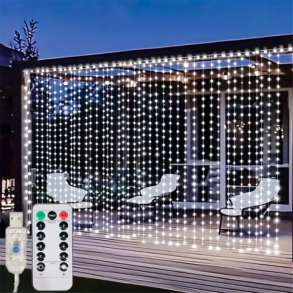 3/6M USB LED Curtain 8Modes Re – Fairy Light Curtain recenzja i cena