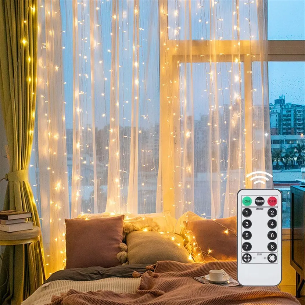 3/6M USB LED Curtain 8Modes Re – Fairy Light Curtain recenzja i cena
