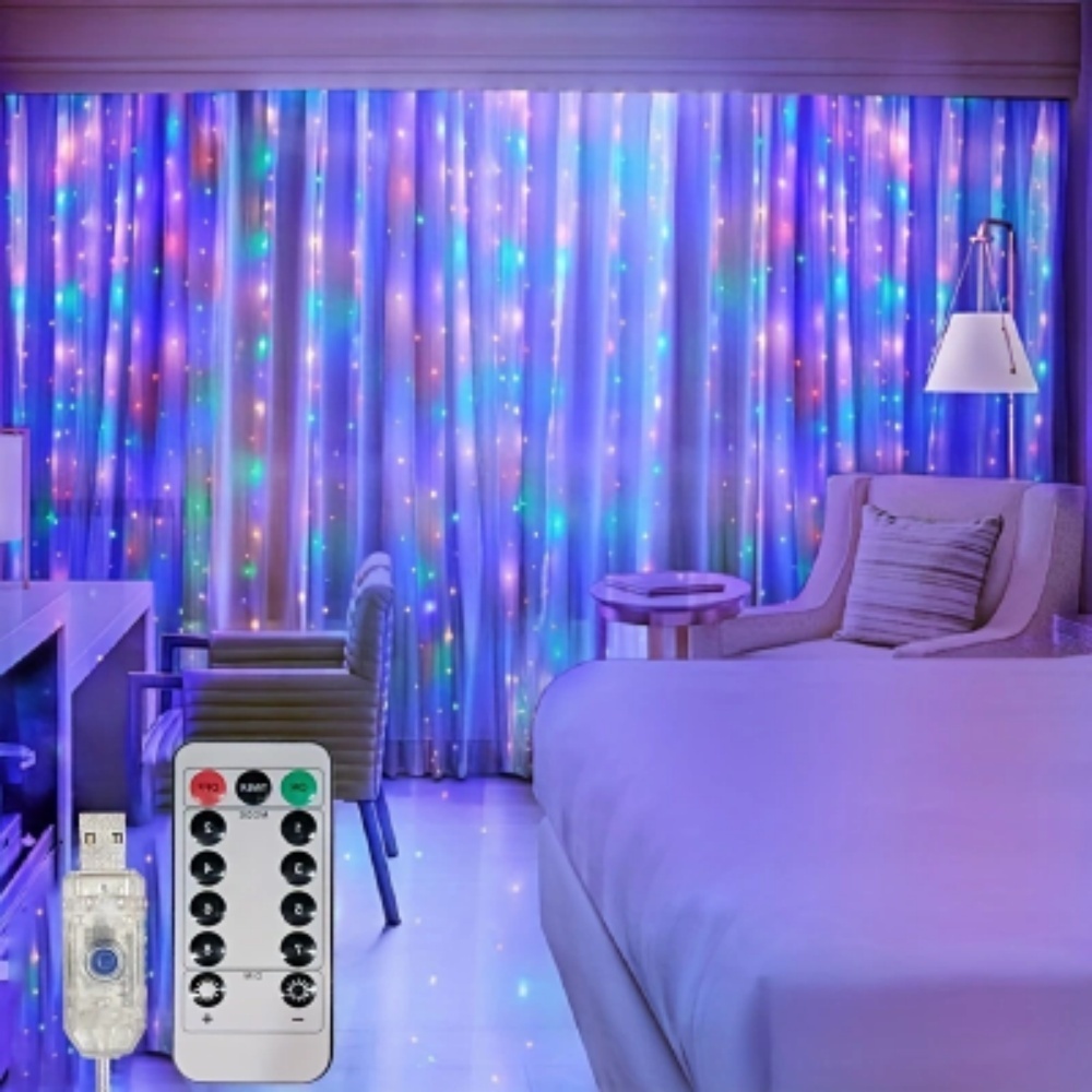 3/6m LED Curtain String Lights – Fairy Light Curtain recenzja i cena