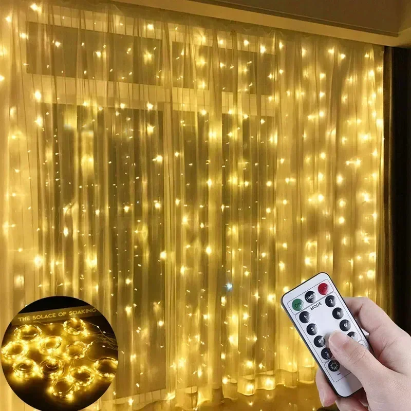 6x3M/3x3m Curtain Garland on T – Fairy Light Curtain recenzja i cena