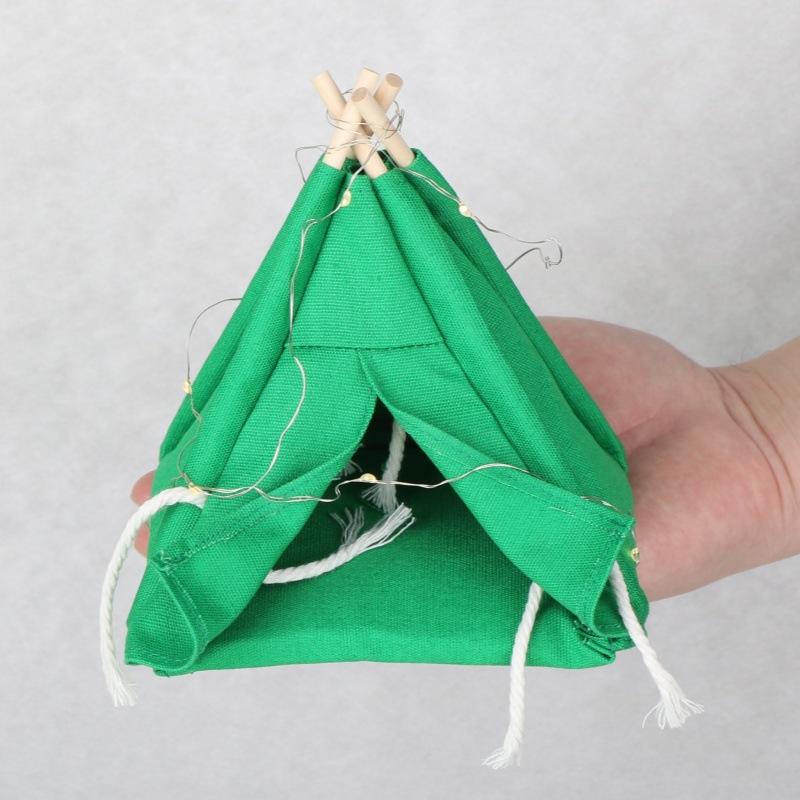 1/12 Dollhouse Mini Tent Model – Lighting Decor Photos recenzja i cena