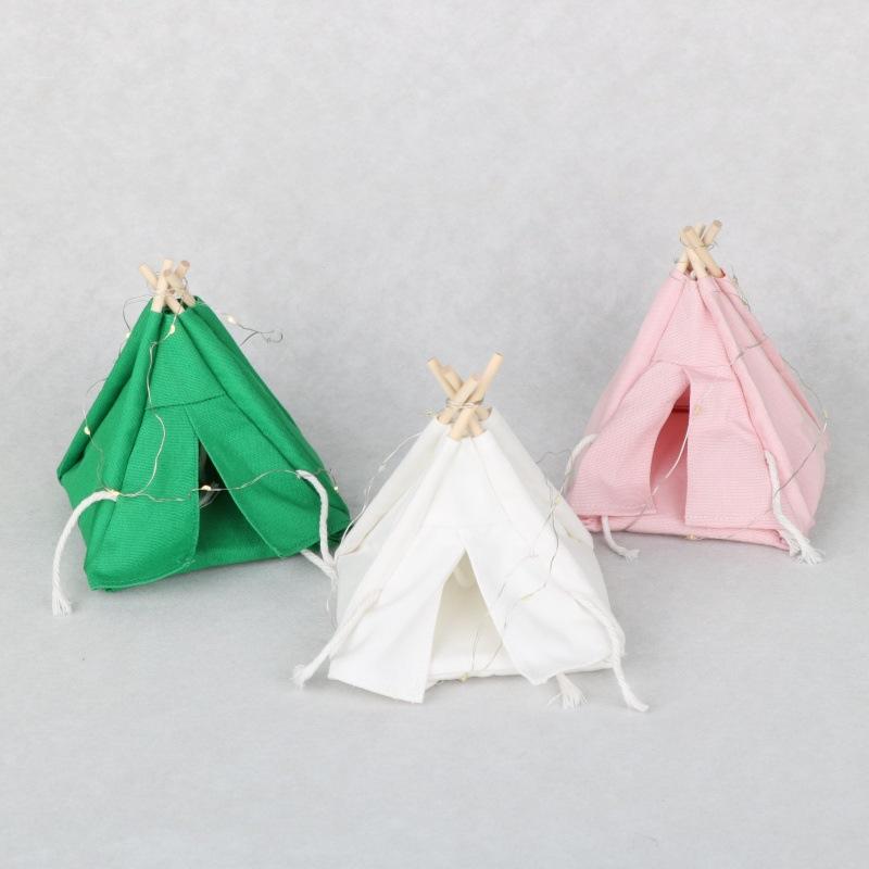 1/12 Dollhouse Mini Tent Model – Lighting Decor Photos recenzja i cena