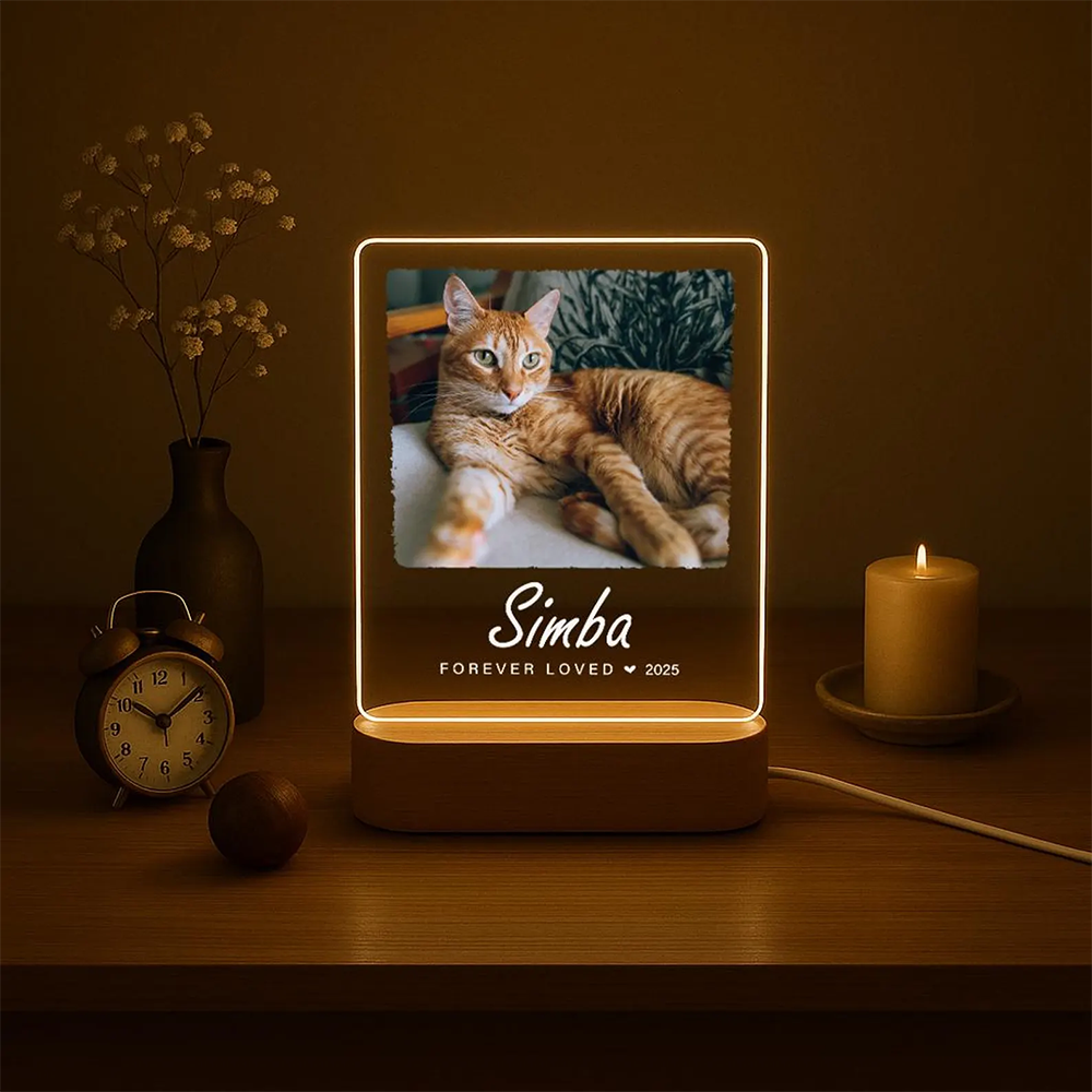 Custom Pet Photo LED Night Lig – Lighting Decor Photos recenzja i cena