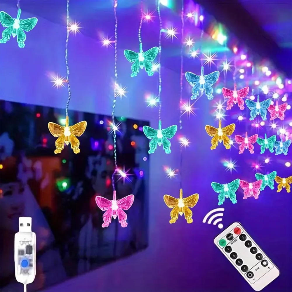 LED Butterfly Curtain String L – Fairy Light Curtain recenzja i cena