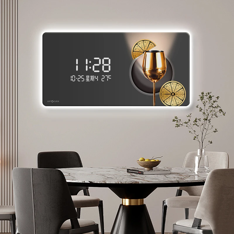 Home Decor LED Ambient Light W – Lighting Home Decor Wall Clocks recenzja i cena