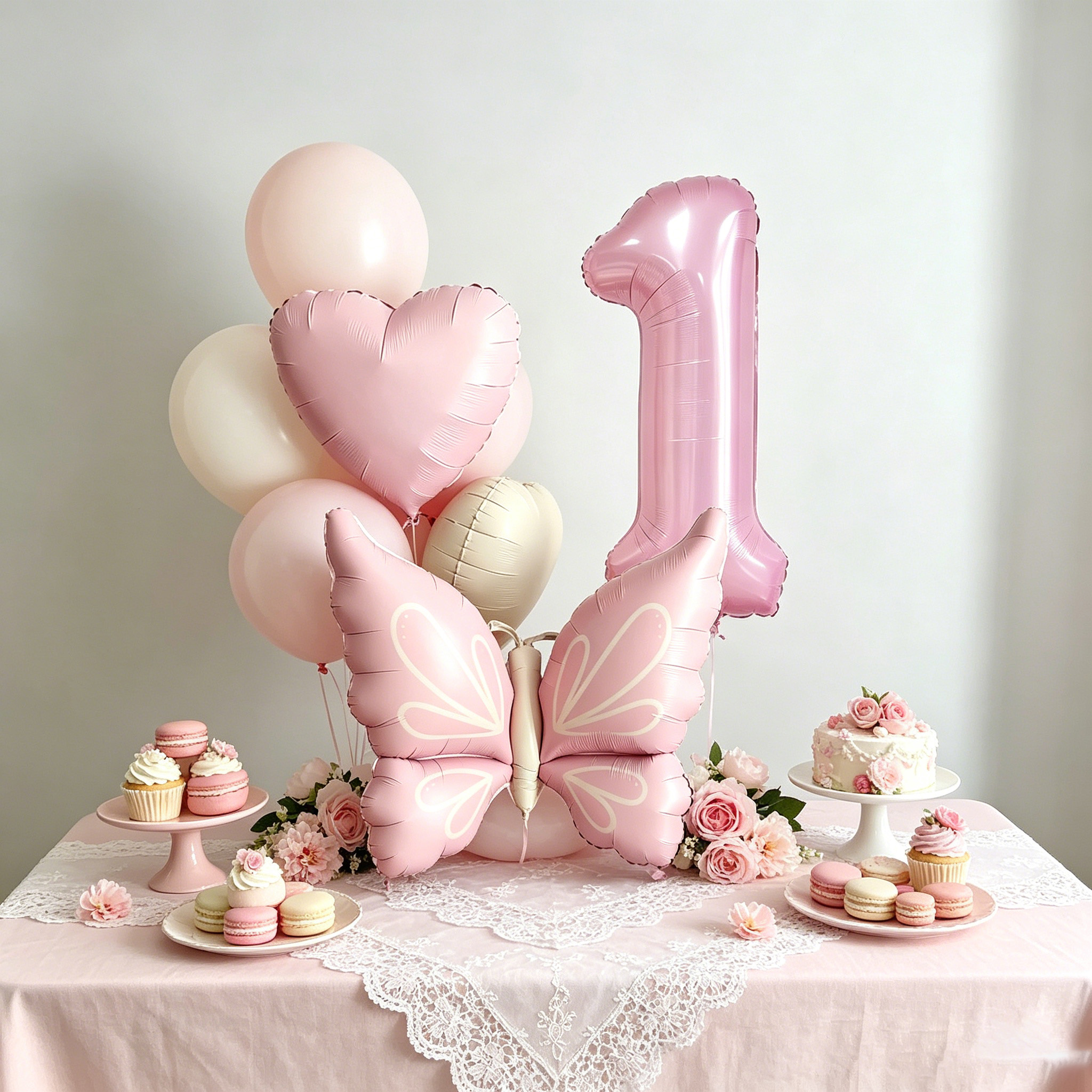 Matte Pink Butterfly Balloon S – Orange Lighting Decor recenzja i cena