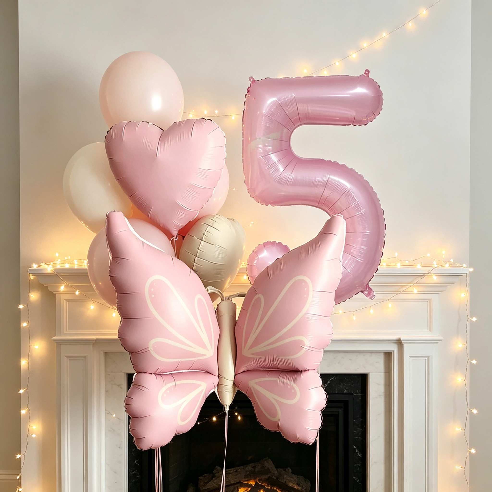 Matte Pink Butterfly Balloon S – Orange Lighting Decor recenzja i cena