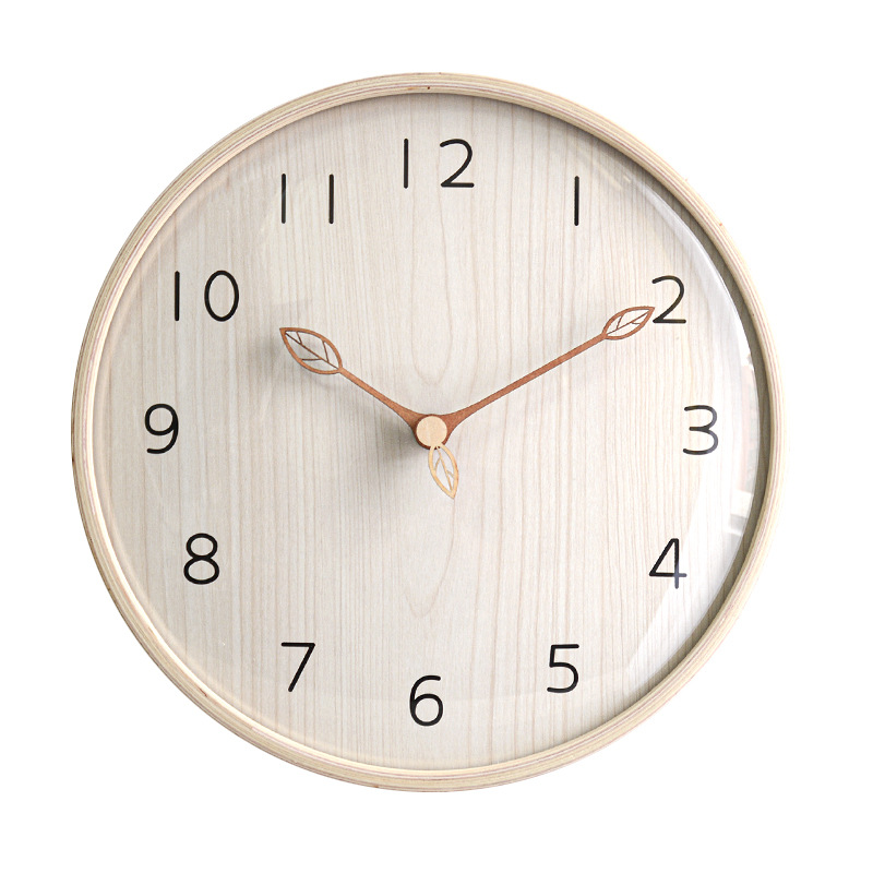 Nordic Style light Wooden Wall – Lighting Home Decor Wall Clocks recenzja i cena