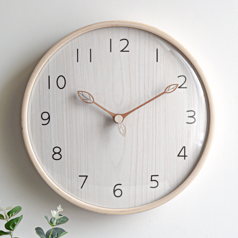 Nordic Style light Wooden Wall – Lighting Home Decor Wall Clocks recenzja i cena