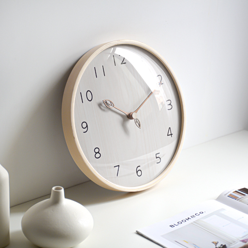 Nordic Style light Wooden Wall – Lighting Home Decor Wall Clocks recenzja i cena