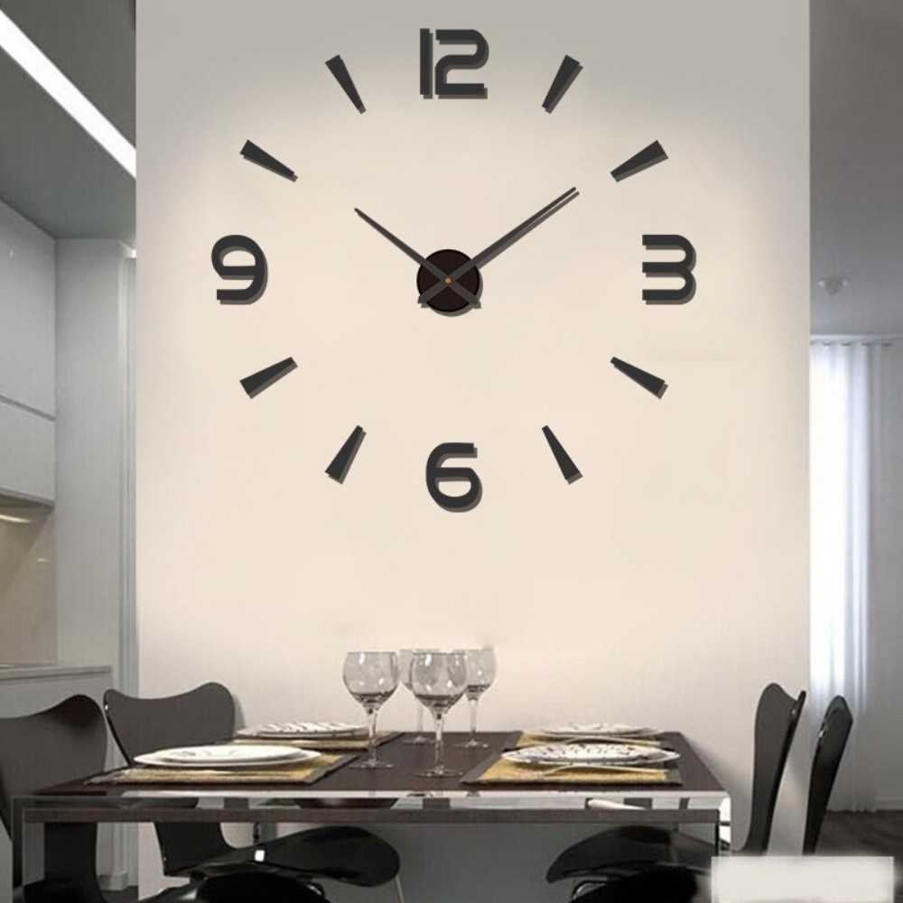 Frameless DIY Wall Clock Acryl – Lighting Home Decor Wall Clocks recenzja i cena
