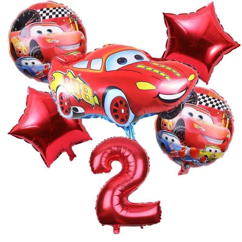 Lightning McQueen Cartoon Cute – Lighting Mcqueen Birthday Decor recenzja i cena